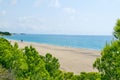 Torn Beach in Hospitalet del Infant, Spain