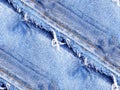 Torn jeans texture - seamless background Royalty Free Stock Photo