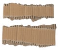 Torn Cardboard Strips