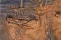 Trousers with mud Royalty Free Stock Photo