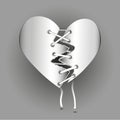 Torn heart image