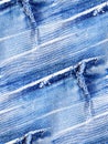 Torn jeans texture - seamless background Royalty Free Stock Photo