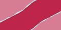 Torn paper banner in magenta colour Royalty Free Stock Photo