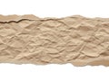 Torn paper border with crumpled texture Royalty Free Stock Photo