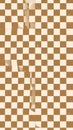 Torn Paper on Checkered Pattern Royalty Free Stock Photo