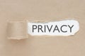 Privacy uncovered Royalty Free Stock Photo
