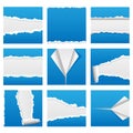 Torn Paper Set 1 Royalty Free Stock Photo