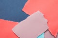 Torn paper textured background, stationery mockup