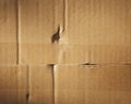 Torn parcel box Royalty Free Stock Photo