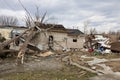 Tornado aftermath in Henryville, Indiana