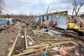 Tornado aftermath in Henryville, Indiana Royalty Free Stock Photo
