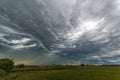 Tornado Clouds over the interstate Royalty Free Stock Photo