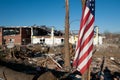 Tornado damage in Henryville, Indiana Royalty Free Stock Photo