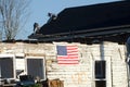 Tornado damage in Henryville, Indiana Royalty Free Stock Photo