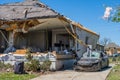 Tornado Damaged House and Car