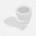 Tornado isometric icon