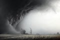 Tornado storm background. Generate Ai Royalty Free Stock Photo
