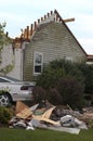 Tornado Storm Damage House Home Destroyed by Wind Royalty Free Stock Photo