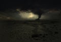 Tornado Storm Landscape Background