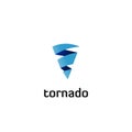 Tornado, storm vector logo EPS vector file