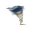 Tornado swirl isolated vector icon Royalty Free Stock Photo