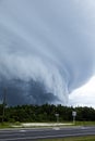 Tornado touching down in florida Royalty Free Stock Photo