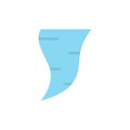 Tornado, wind icon. Simple color vector elements of forecast icons for ui and ux, website or mobile application Royalty Free Stock Photo