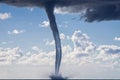 Tornados over the mediterranean sea Royalty Free Stock Photo