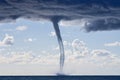 Tornados over the mediterranean sea Royalty Free Stock Photo