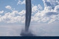 Tornados over the mediterranean sea Royalty Free Stock Photo