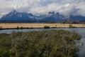 Toro Lake and Cordillera Paine in the Torres del Paine National Park.