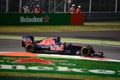 Toro Rosso Formula 1 at Monza driven by Daniil Kvjat Royalty Free Stock Photo