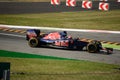 Toro Rosso Formula 1 at Monza driven by Daniil Kvjat Royalty Free Stock Photo