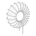 Toroidal Coil Inductor Royalty Free Stock Photo