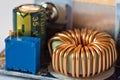 Toroidal inductance coil