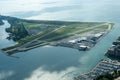 Toronto. Aerial view of Billy Bishop Toronto City Airport. Canada Royalty Free Stock Photo