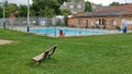 Public open swimming pool in Etobicoke