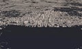 Toronto, Canada city map 3D Rendering. Aerial satellite view