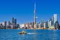 Toronto, Canada cityscape on Lake Ontario Royalty Free Stock Photo