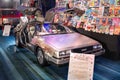 Toronto, Canada - 02 25 2023: 1981 DeLorean DMC 12 Time Machine screen acurate replica of the car used in 1985 classic