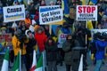 Demonstration against the war of Russian aggressors against Ukraine in Toronto