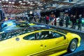 Visitors view the presented cars at the 2020 Canadian International AutoShow