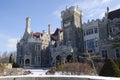 Toronto, Canada - January 29, 2016: Casa Loma, castle in Toronto Royalty Free Stock Photo