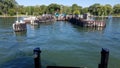 Ferry pier at Toronto Islands Royalty Free Stock Photo