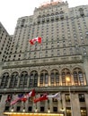 View of Fairmont Royal York Hotel in Toronto Canada Royalty Free Stock Photo