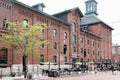 Distillery District, former Gooderham & Worts Distillery. Historic district with stores, cafes and restaurants