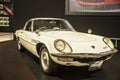 Toronto, Canada - 2018-02-19: Mazda Cosmo, a grand touring coupe with first rotary Mazda Wankel engine, produced in 1967