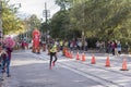 TORONTO, ON/CANADA - OCT 22, 2017: Canadian marathon runner Sami