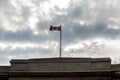 Toronto, CANADA - October 10, 2018: Dominion public building, To with flag Royalty Free Stock Photo
