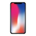 Apple iPhone X isolated on white background. Realistic vector illustration.